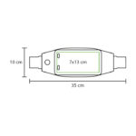 CINTURÓN DEPORTIVO WINDSOR GRIS TX-094G ( TX-094 - TX094 -  ) - Imagen 2