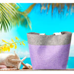 BOLSA ATHI LILA TX-124M ( TX-124 - TX124 - BOLSAS DE PLAYA ) - Imagen 2