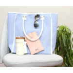 BOLSA TOUBA AZUL CLARO TX-209A ( TX-209 - TX209 - BOLSAS DE PLAYA ) - Imagen 3