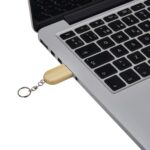 USB INFIS BEIGE USB 334 BE (MADERA - METAL) - Imagen 3