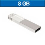 MEMORIA USB POCKET 8GB M USB LED D LED M M P A T I C V USB G W M OS L (USB098-U) BLANCO