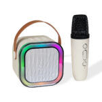 Z 020 BE - BOCINA KARAOKE IDOL (BEIGE - PLASTICO - METAL - CURPIEL)