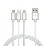 CABLE CON ADAPTADORES "MADISON" (EC736 BLANCO) - Imagen 4