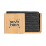 POSAVASOS DE RPET "KOSTER" (T683 GRIS) - Imagen 4