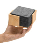 POSAVASOS DE RPET "KOSTER" (T683 GRIS) - Imagen 7