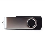 MEMORIA USB LONDON GIRATORIA 64GB (USB400-U) NEGRO